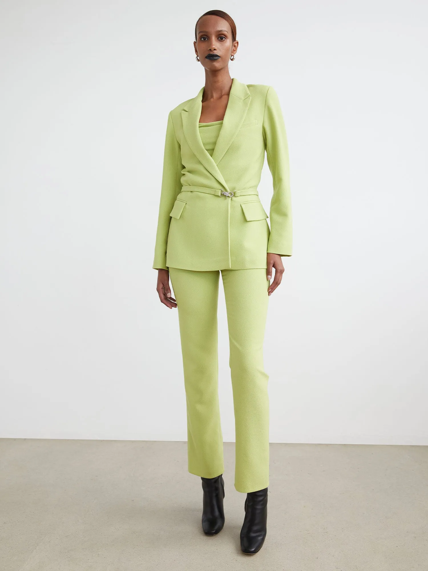 08 Magda Belted Blazer | Zest