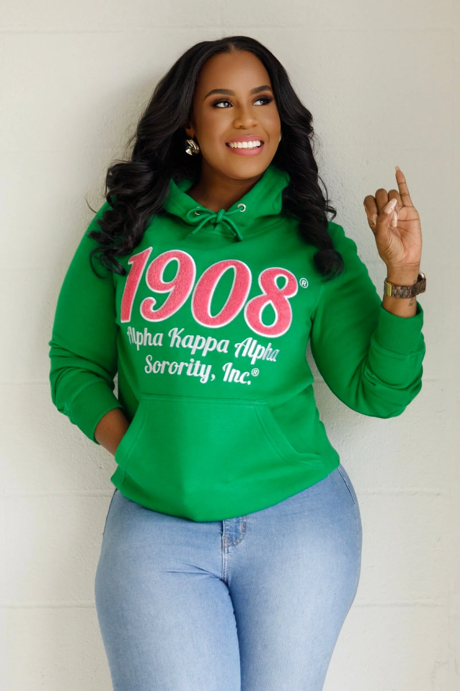 1908 AKA Chenille Hoodie