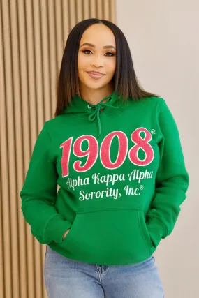 1908 AKA Chenille Hoodie