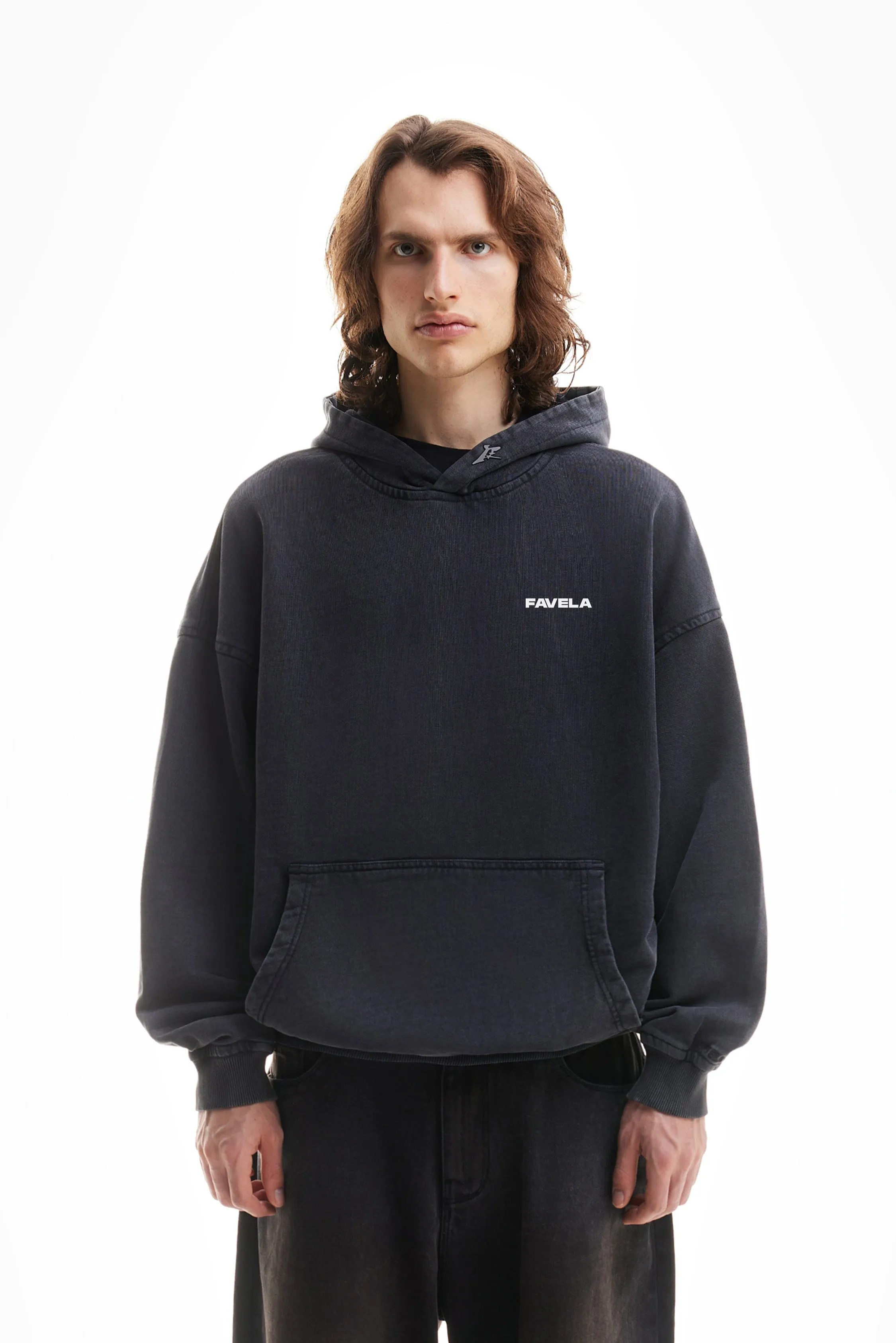 2024 BLACK WASHED HOODIE