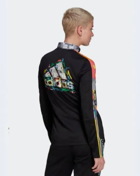 adidas - Women - Tiro Pride Track Jacket - Black/Multi-Color