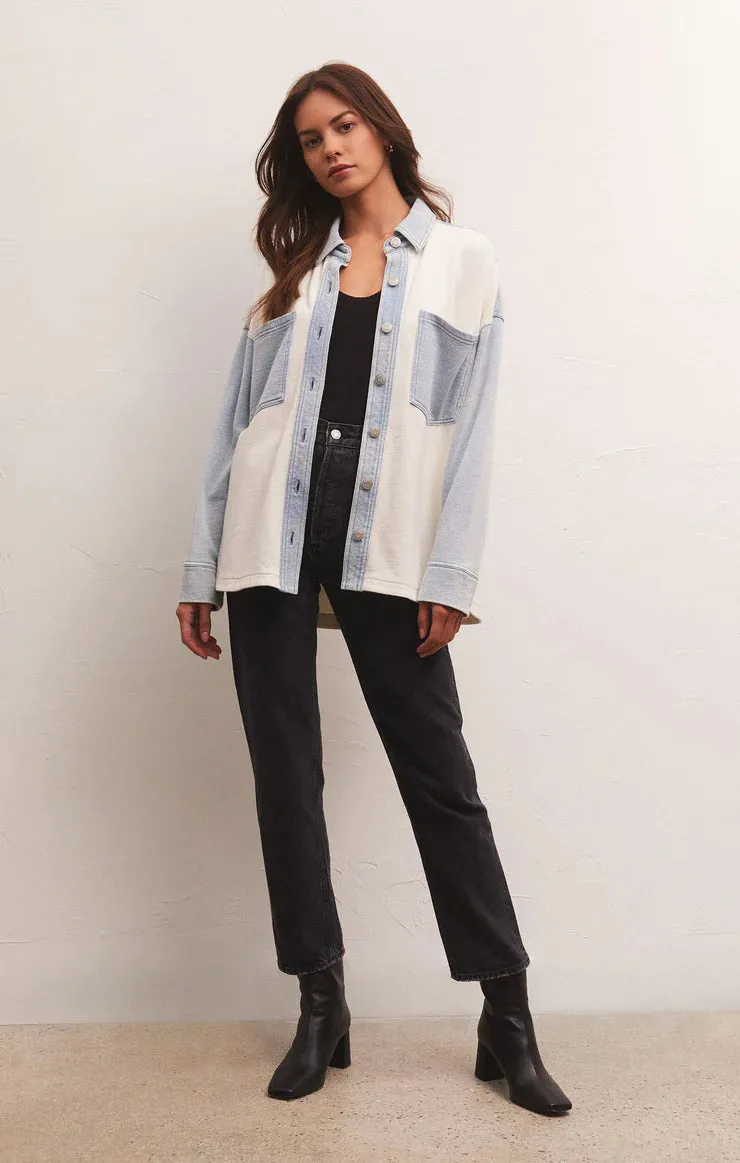 All Day Knit Color Block Jacket