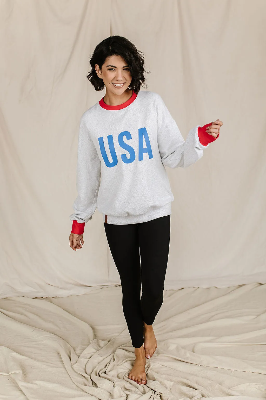 Ampersand Home Of The Brave Pullover Sweatshirt