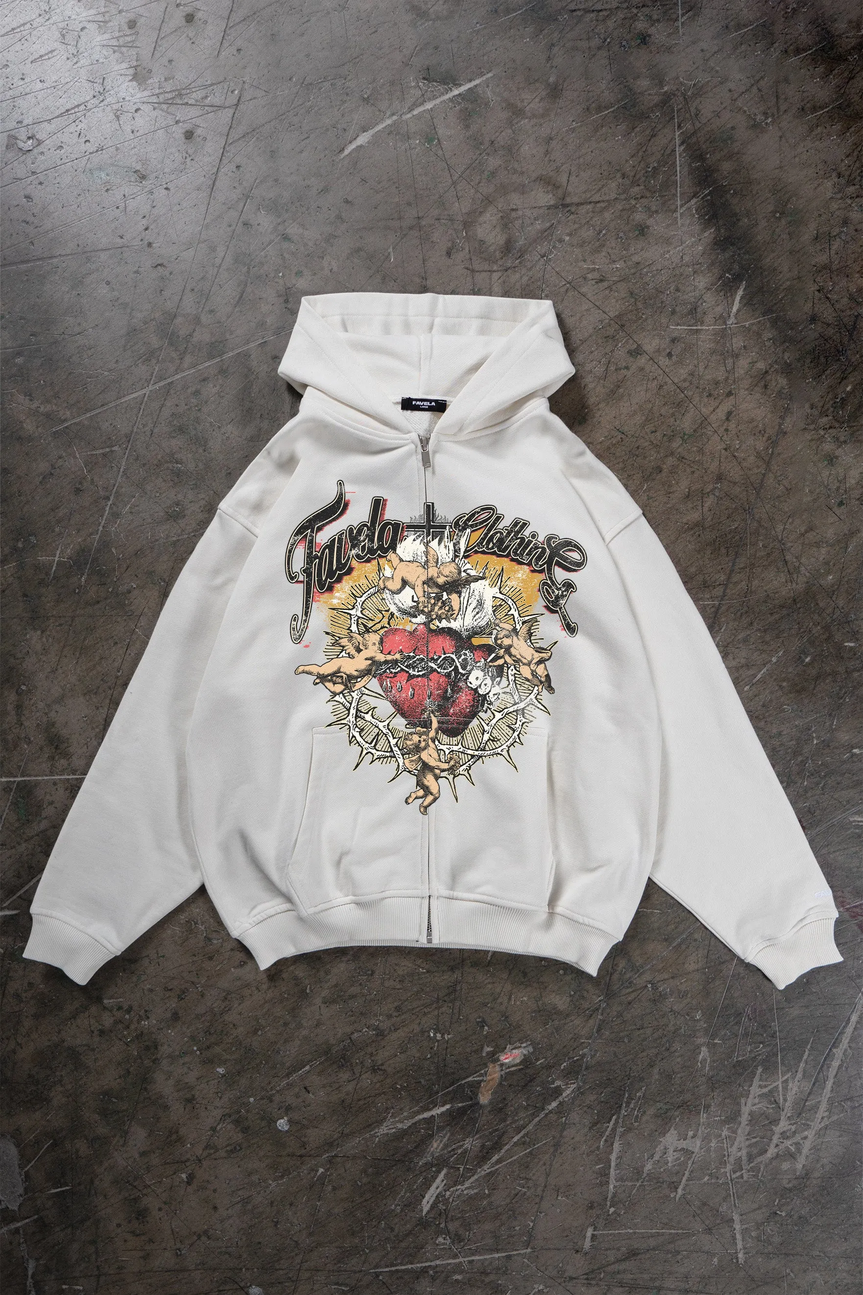 ANGEL HEART VANILLA/OFF WHITE FRONTZIP