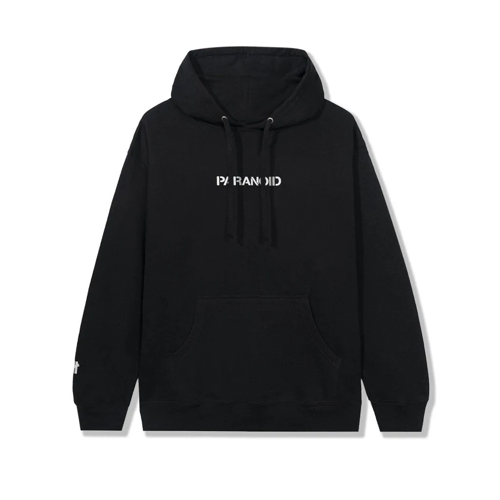 Anti Social Social Club x Undefeated Paranoid Black Hoodie