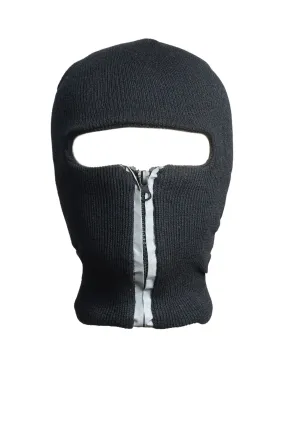 Anzel Black Zipper Ski Mask