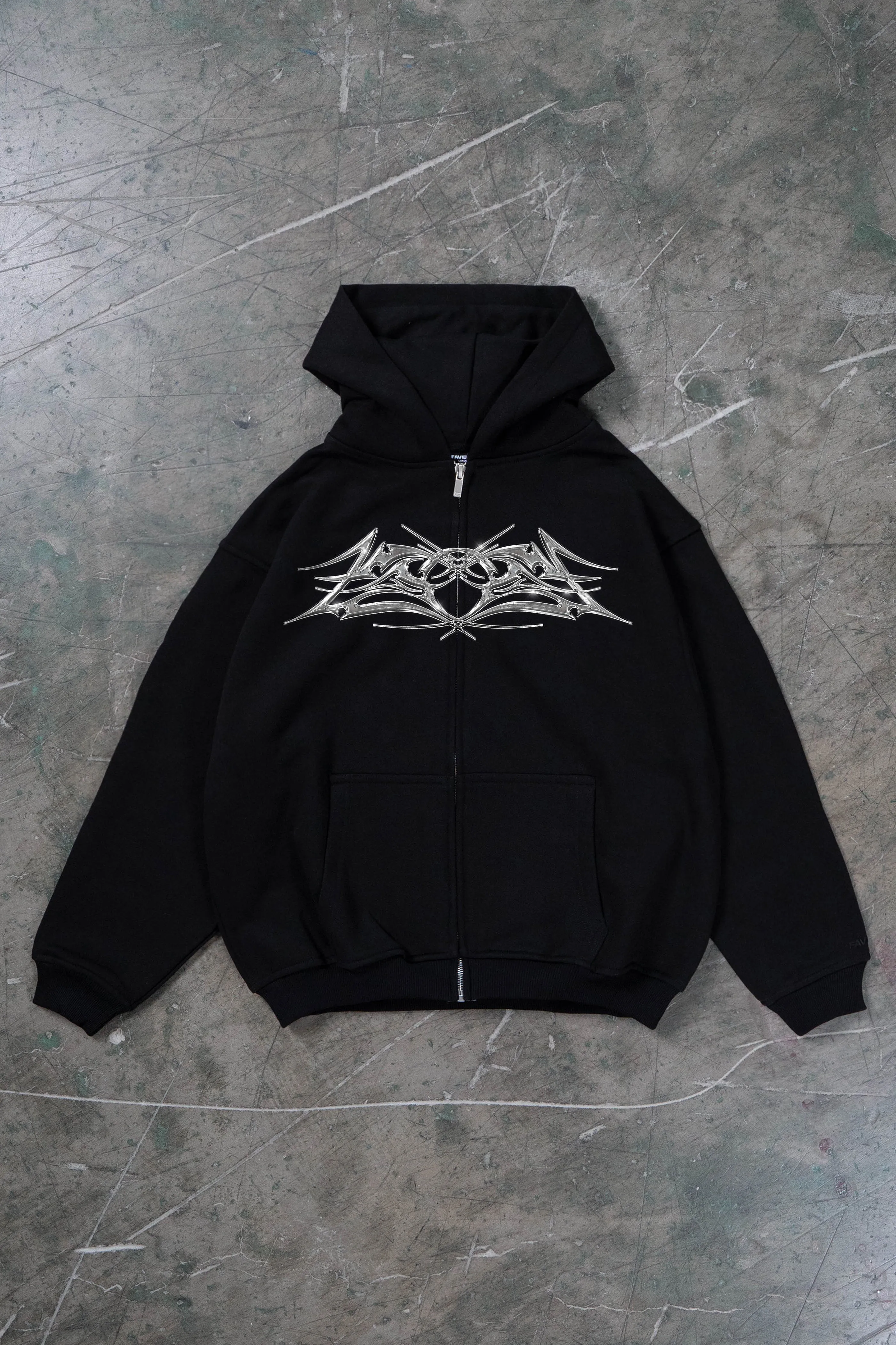 AURA BLACK FRONTZIP