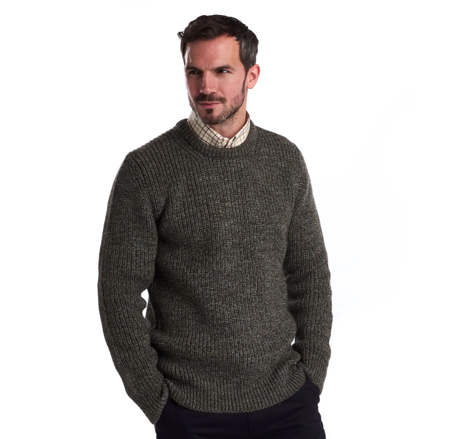 Barbour New Tyne Crew Neck Sweater