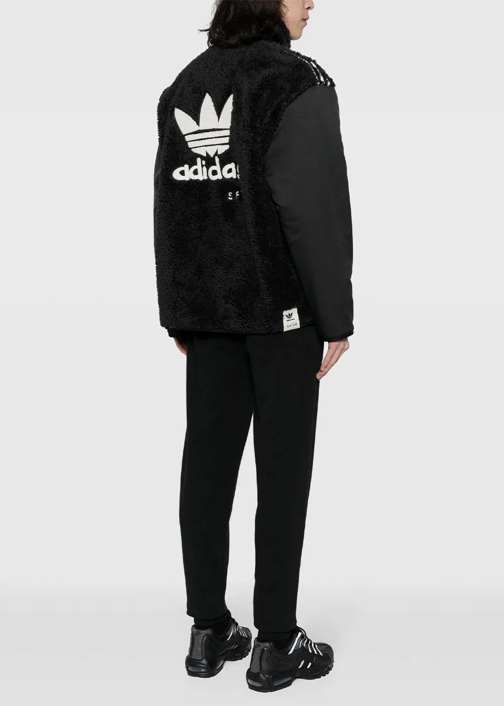 Black adidas x SFTM Fleece Jacket