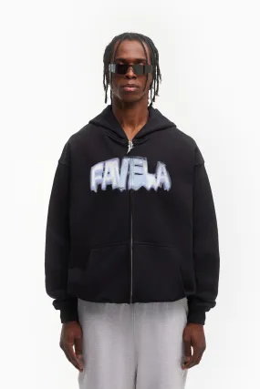 BLUR BLACK FRONTZIP