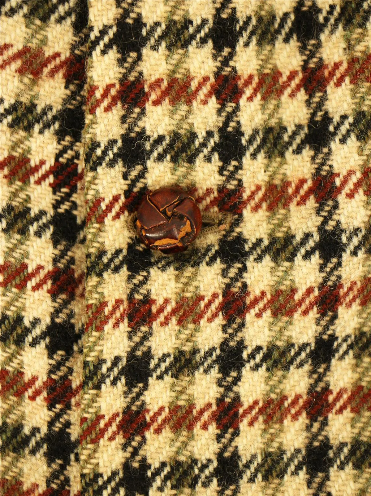 Bold Check Vintage Tweed Jacket