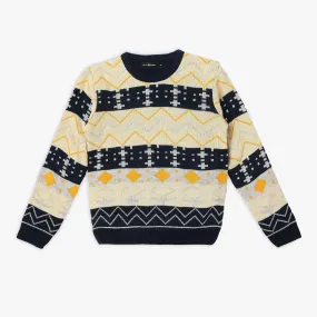 Boy's Regular Fit Jacquard Sweater