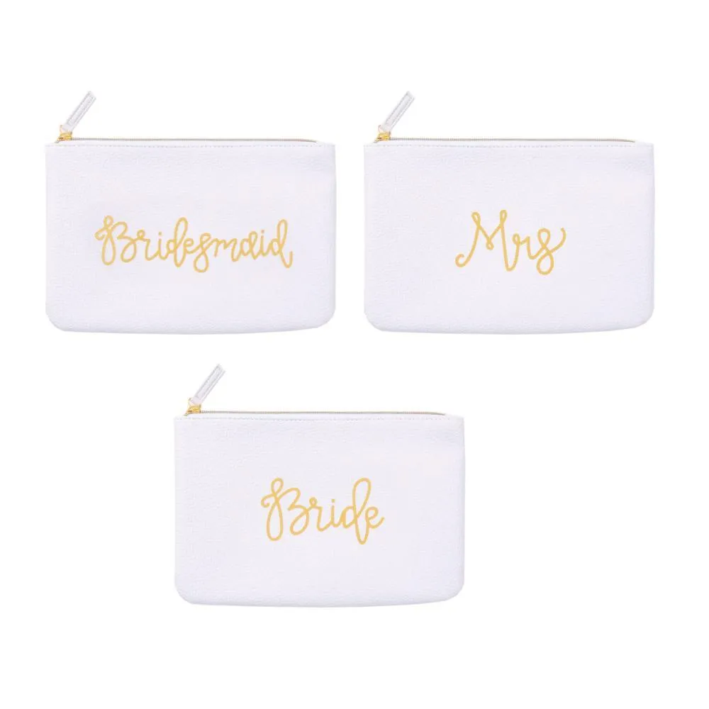 Bride Zipper Pouches