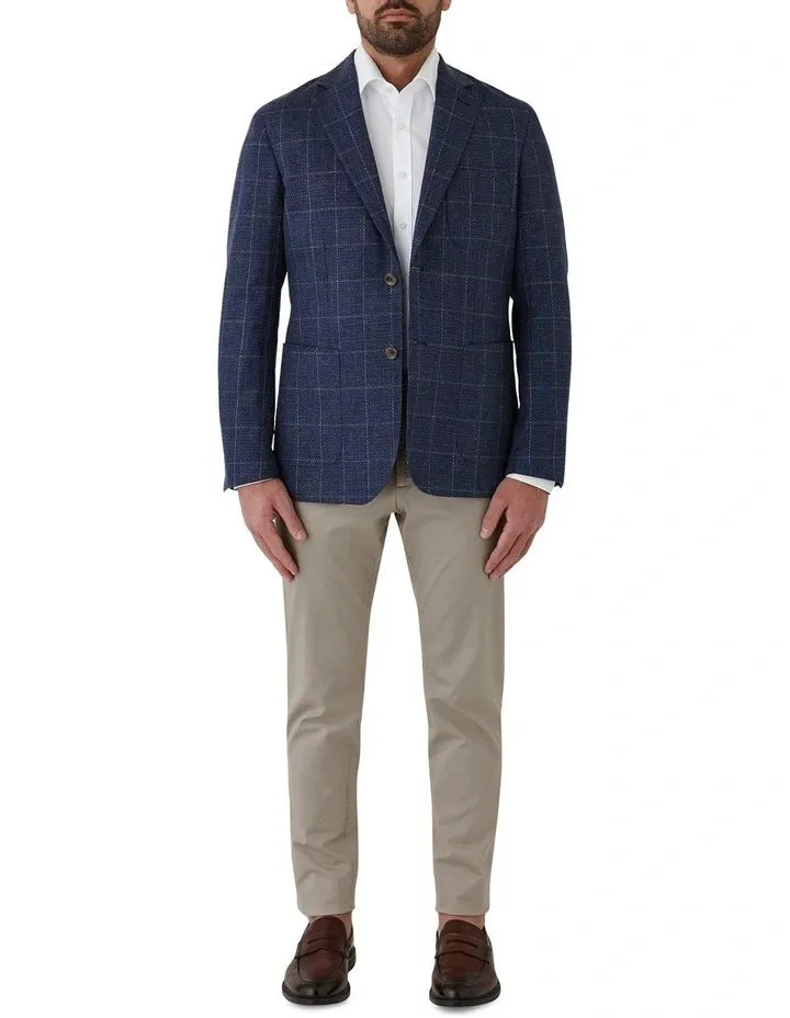 Cambridge - Linen Blend Sportscoat - Denim