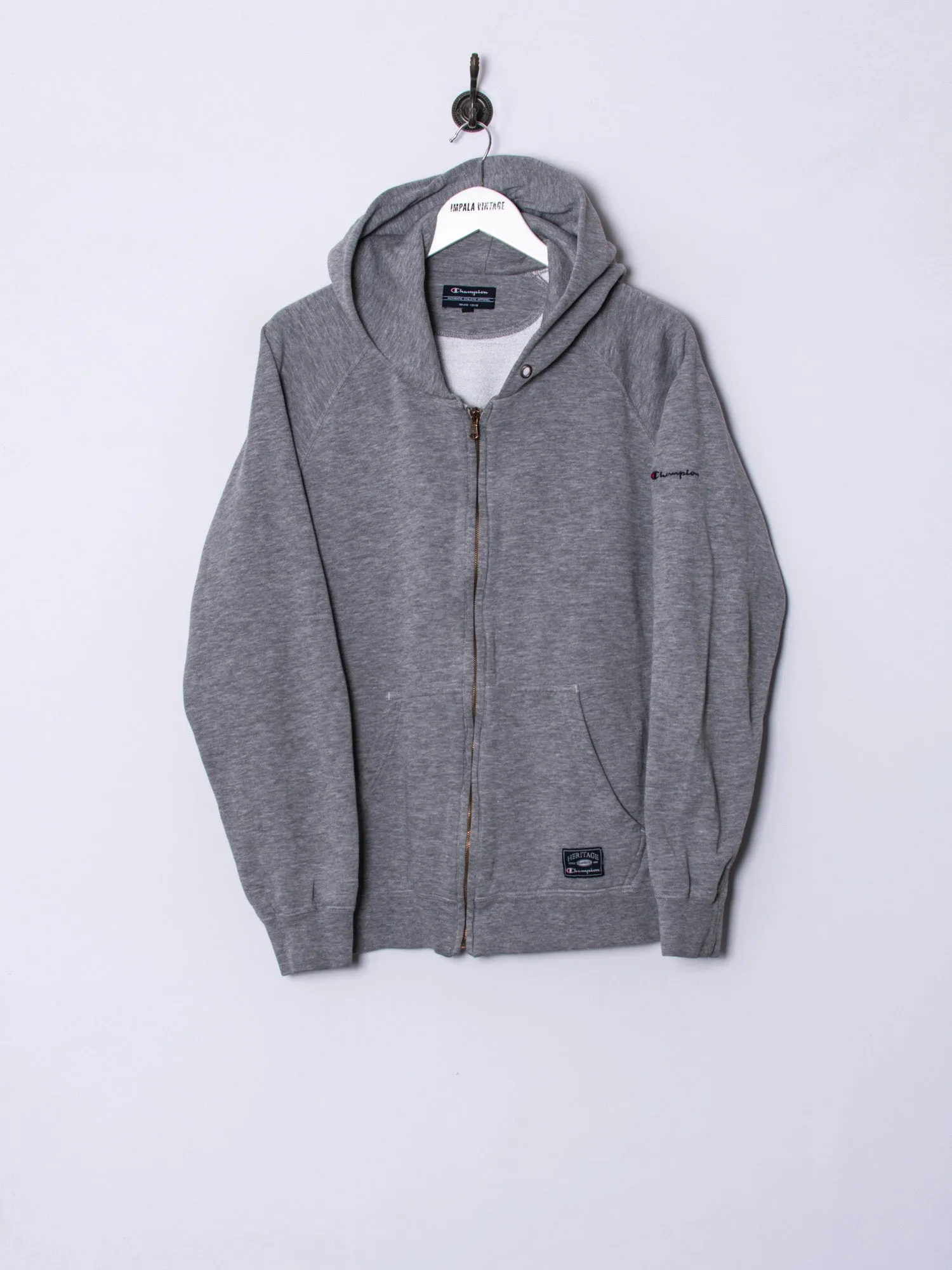 Champion Grey Zipper Hoodie