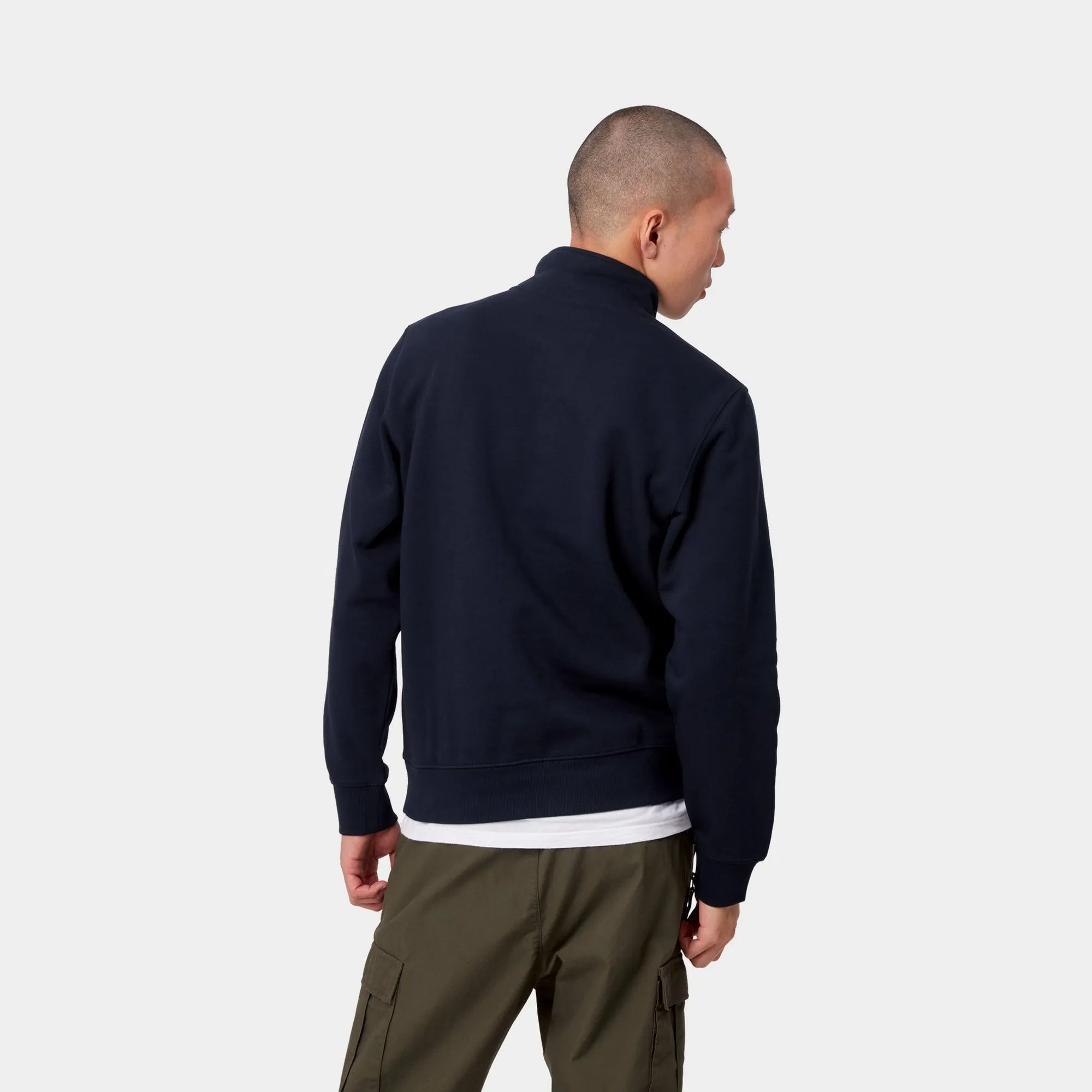 Chase Neck Zip Sweatshirt | Dark Navy