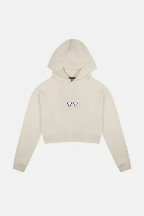 Chi & Chi Super Soft Crop Hoodie - Ekru