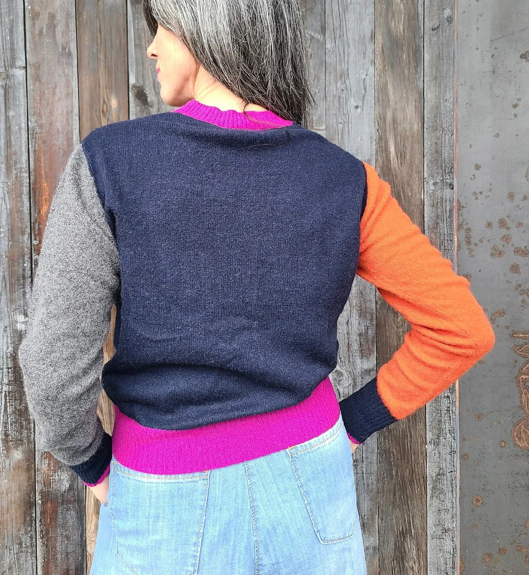 Colourblock Crew Sweater