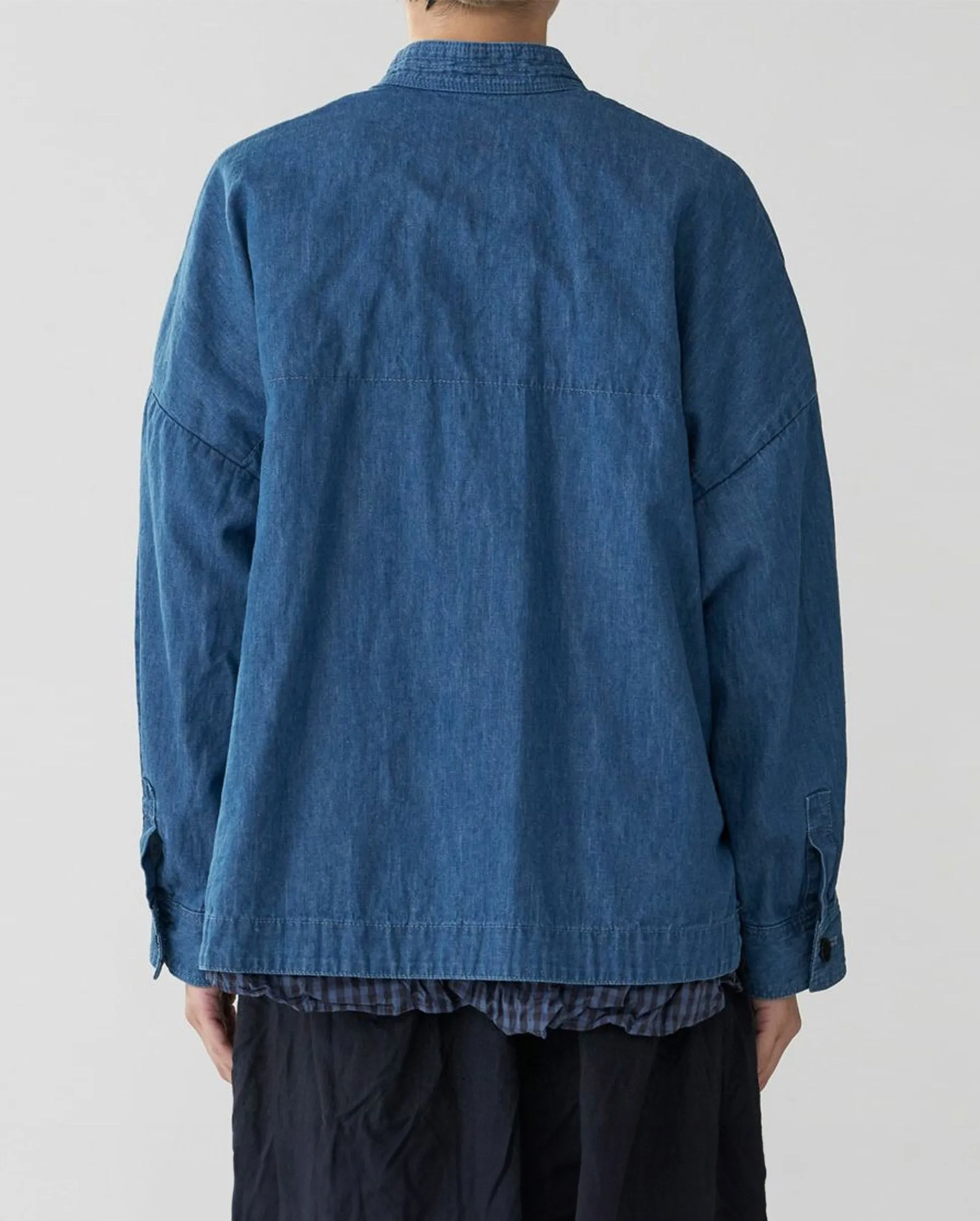 COVERALL DENIM JACKET / BLUE