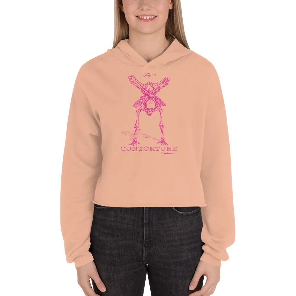 Cropped CONTORTURE Hoodie: Pinky