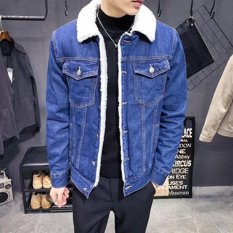 Denim Sherpa Jacket