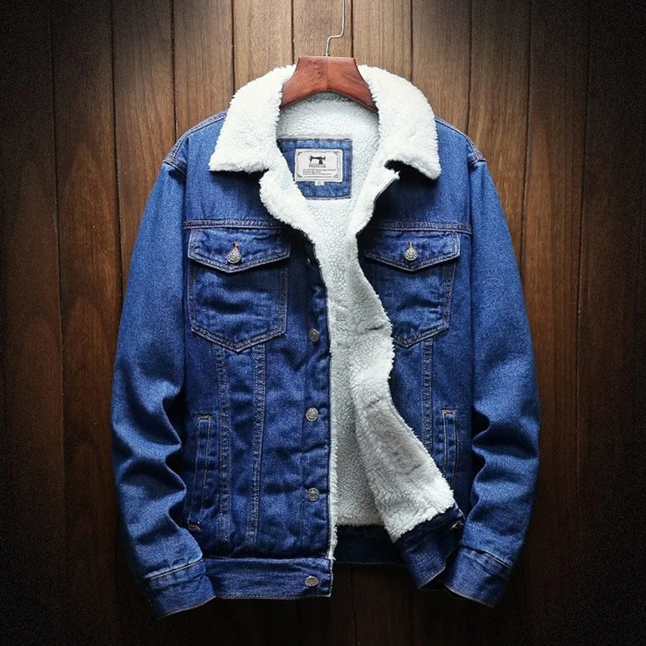 Denim Sherpa Jacket