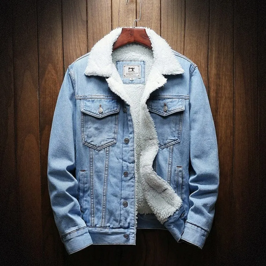 Denim Sherpa Jacket