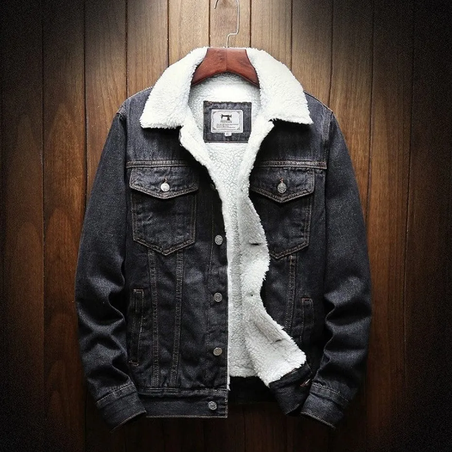 Denim Sherpa Jacket