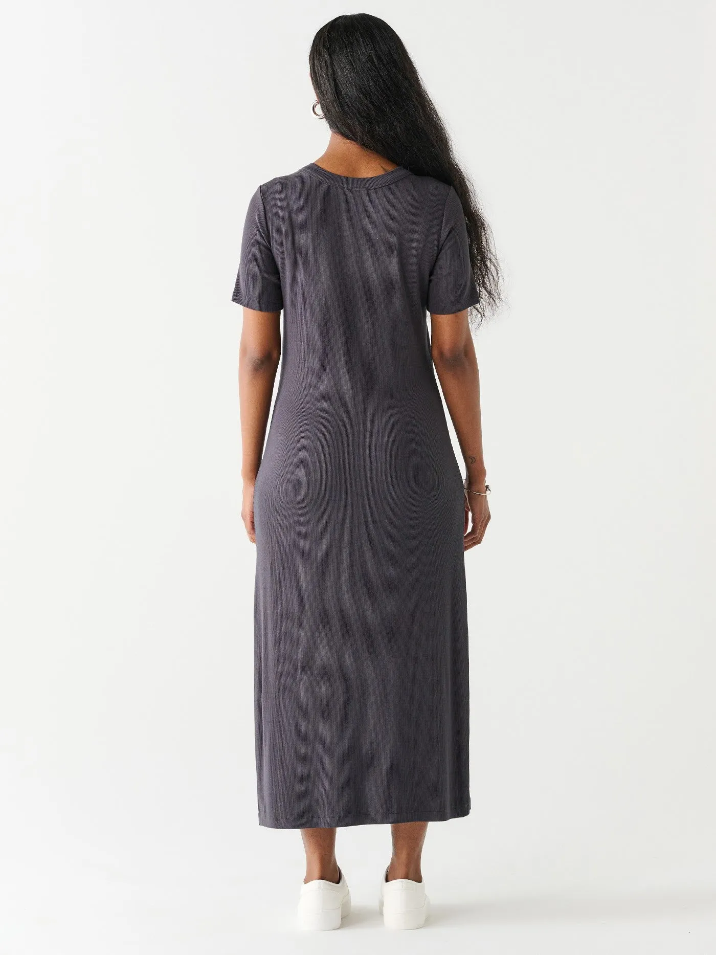 DEX Ribbed T-Shirt Maxi Dress