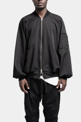 Draped tech bomber