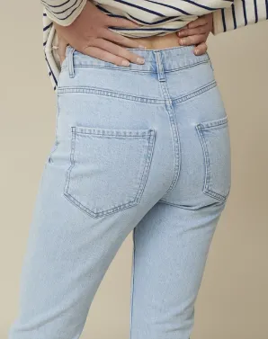 Ellen jeans - Light wash von basicapparel