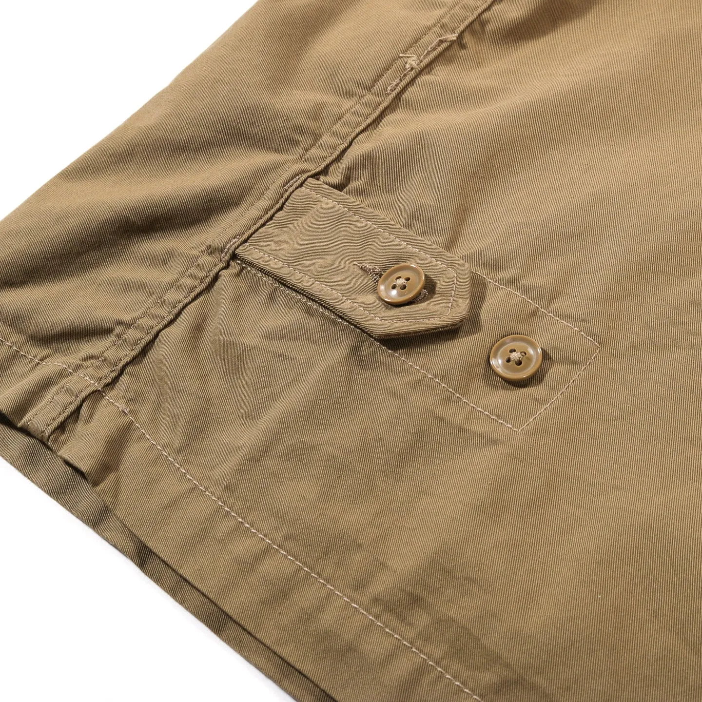 ENGINEERED GARMENTS CLAIGTON JACKET KHAKI NYCO TWILL