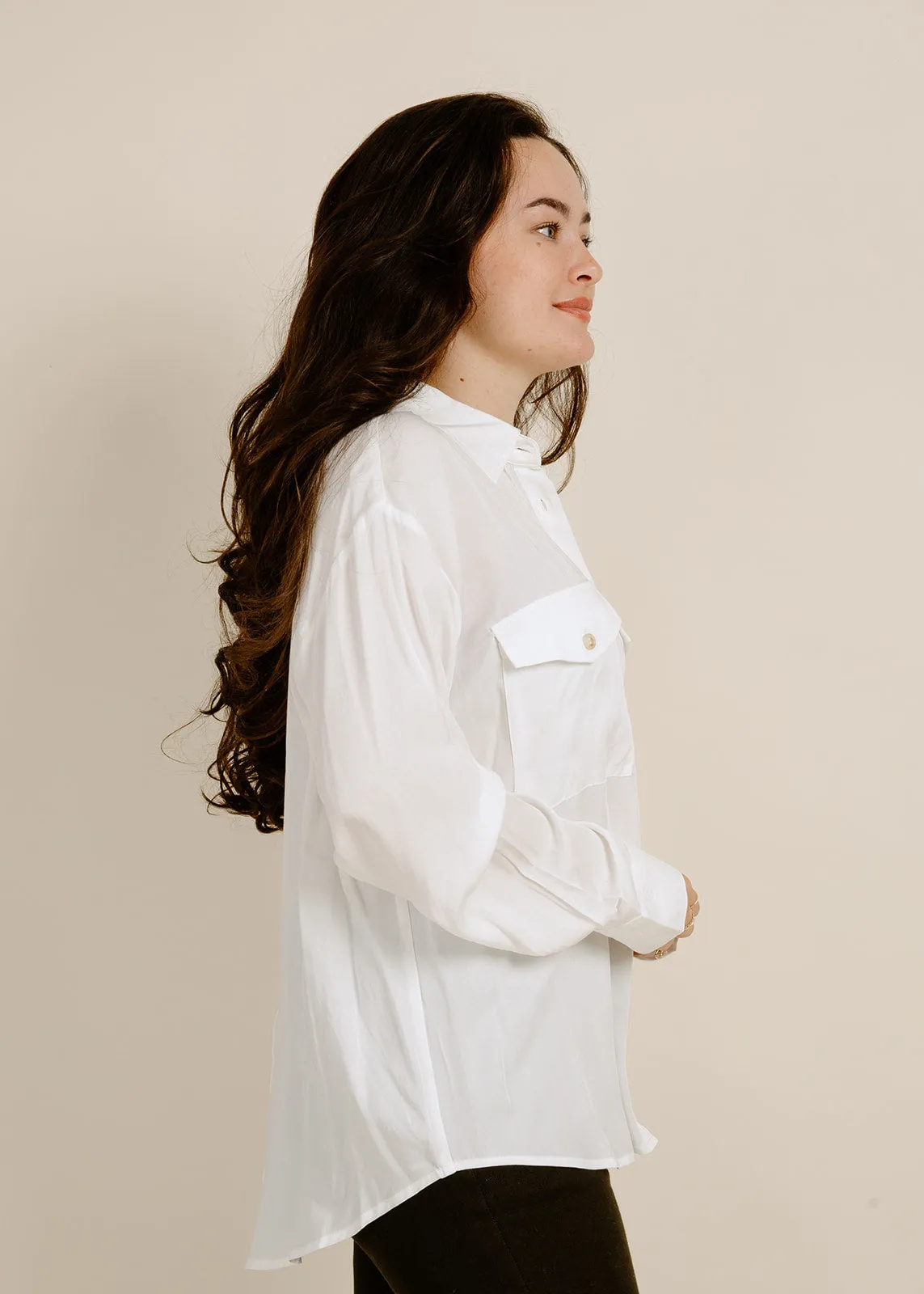 Enzo Button-Up - White