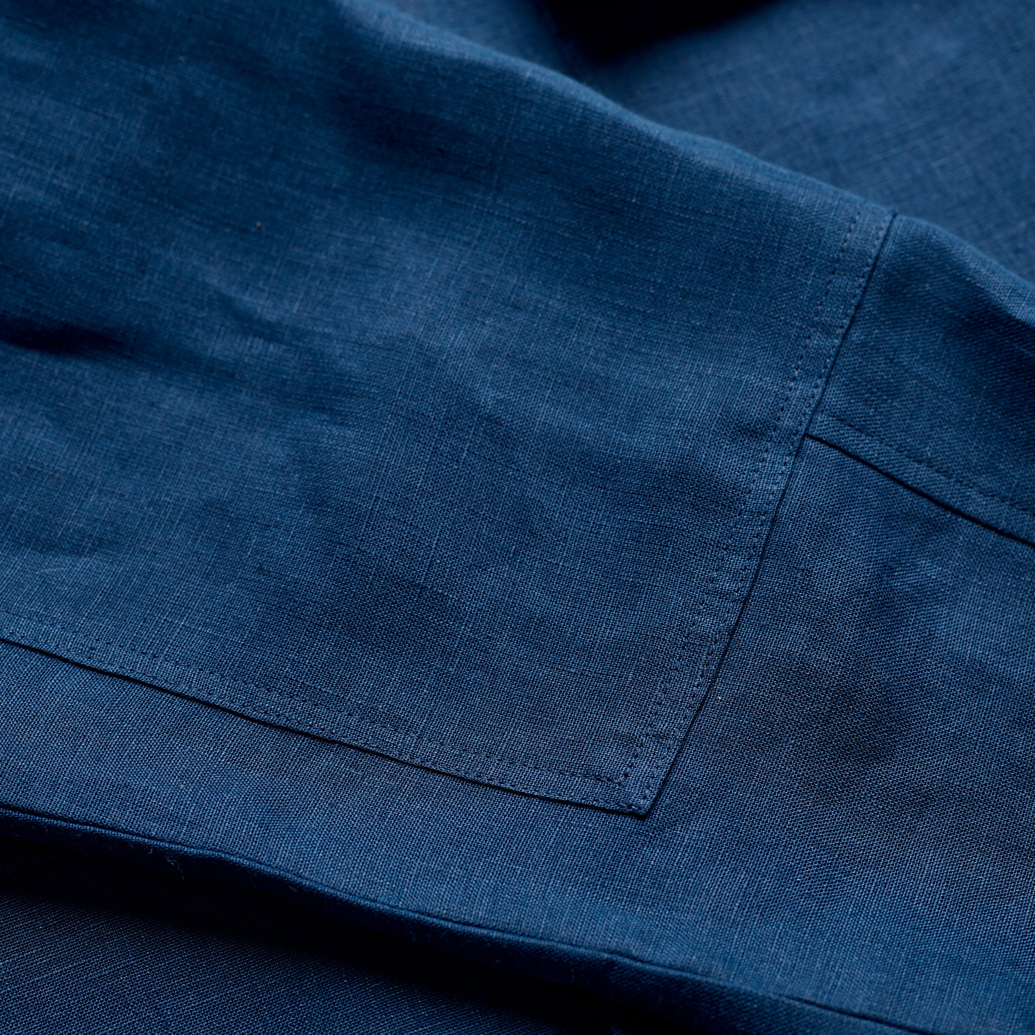 FK001-Fox Linen Blue Jacket