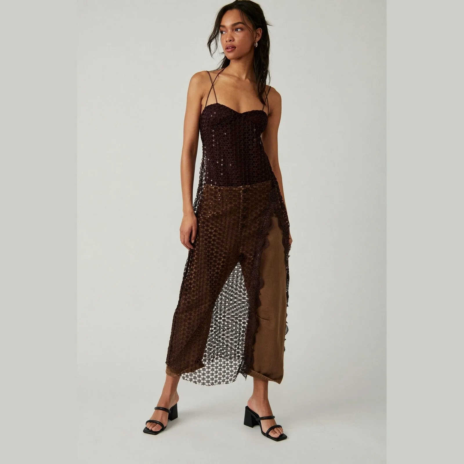 Free People Smoke & Mirrors Bodysuit