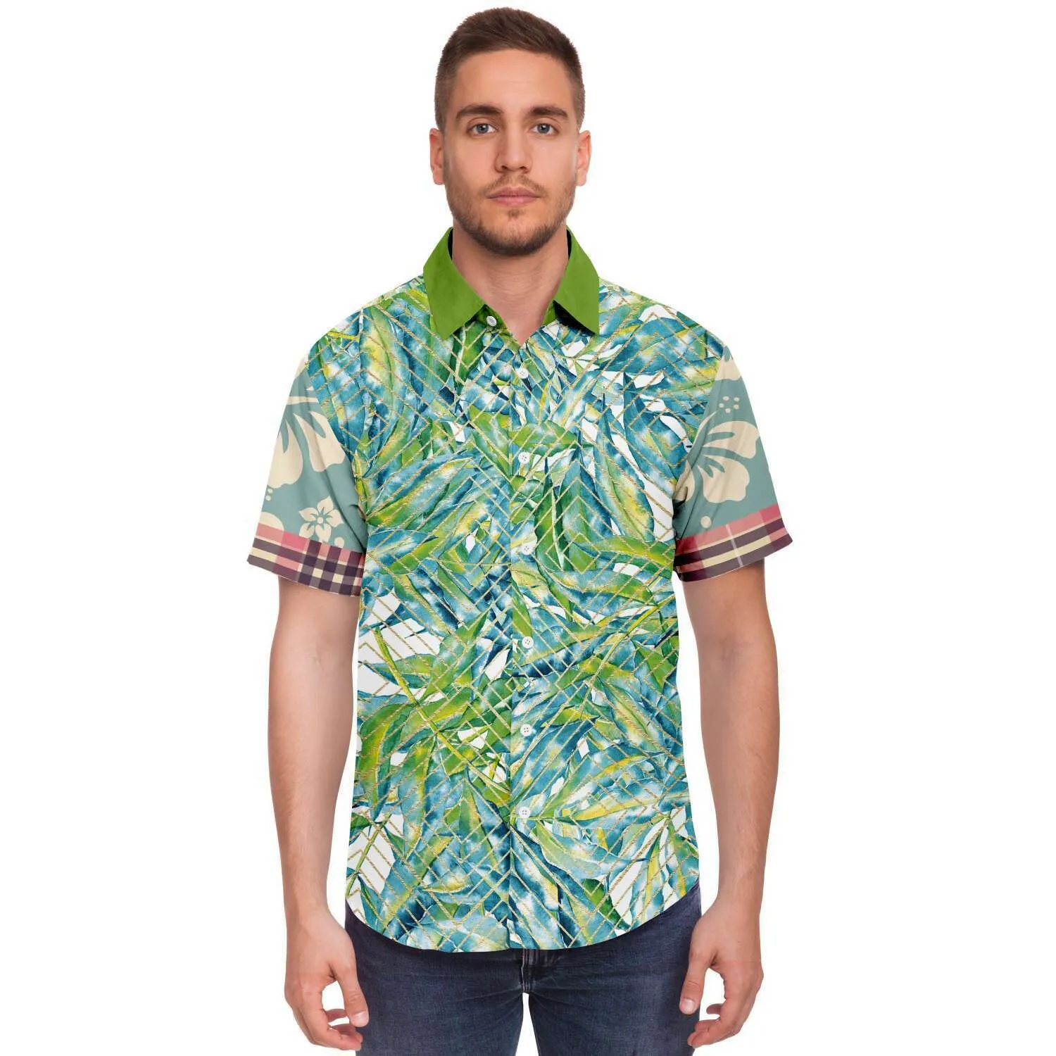 Galapagos Short Sleeve Button Down Shirt