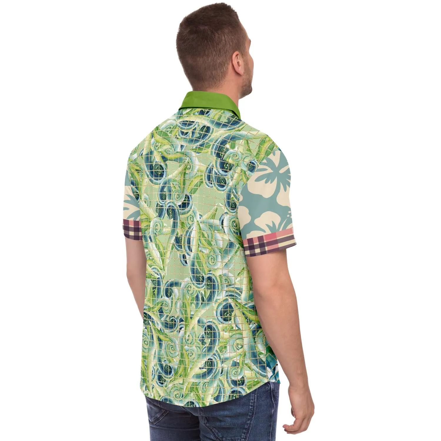 Galapagos Short Sleeve Button Down Shirt