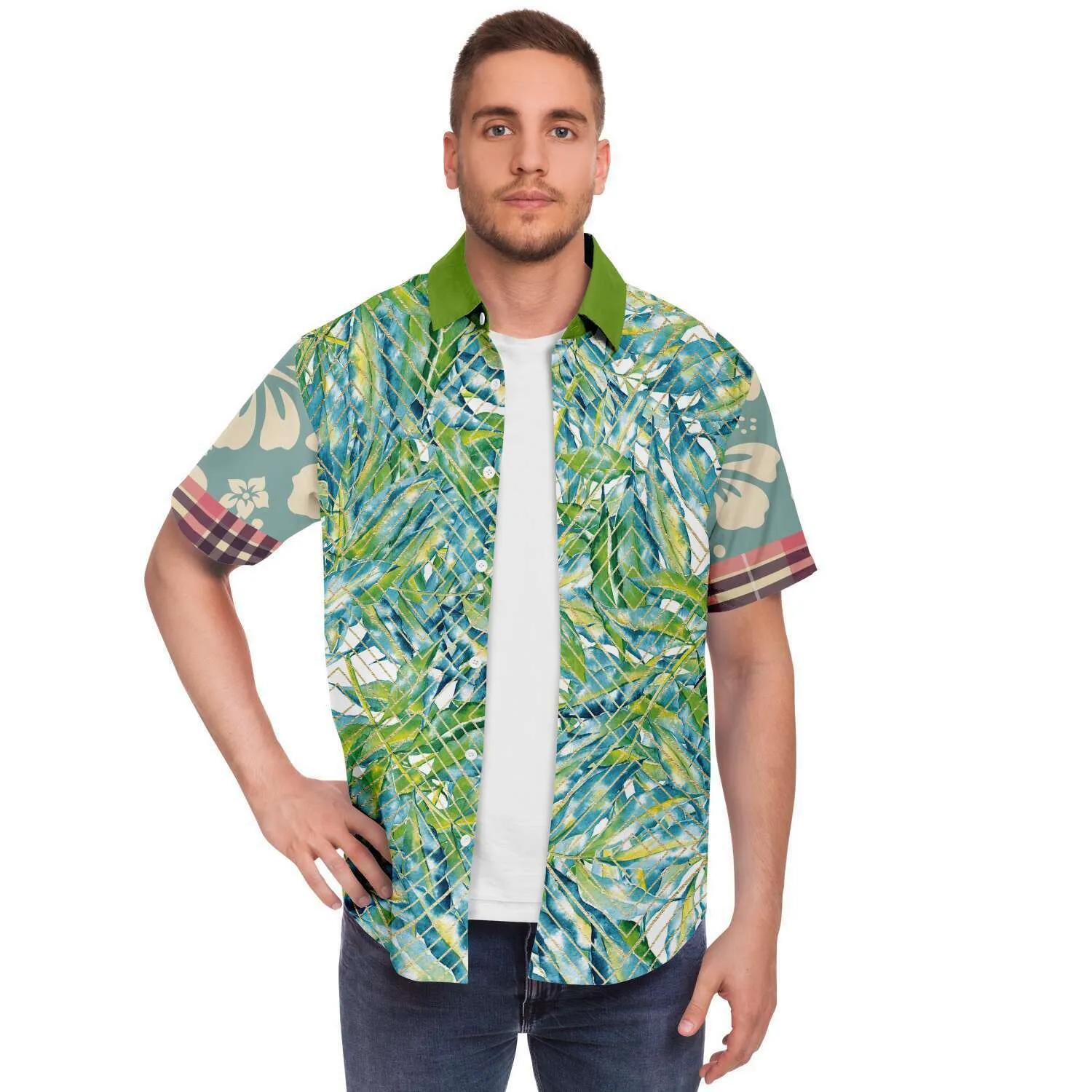 Galapagos Short Sleeve Button Down Shirt