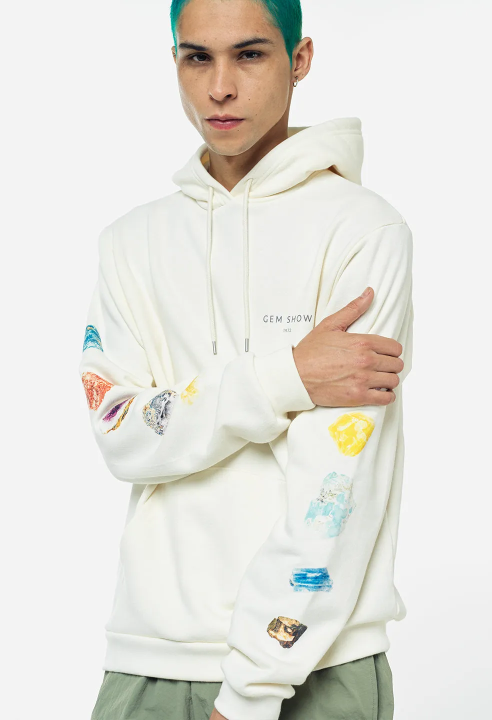 Gem Show Beach Hoodie / Salt