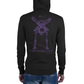 GenderNonSpecific ZIPadeedooda Hoodie: BlackSabbathPurple