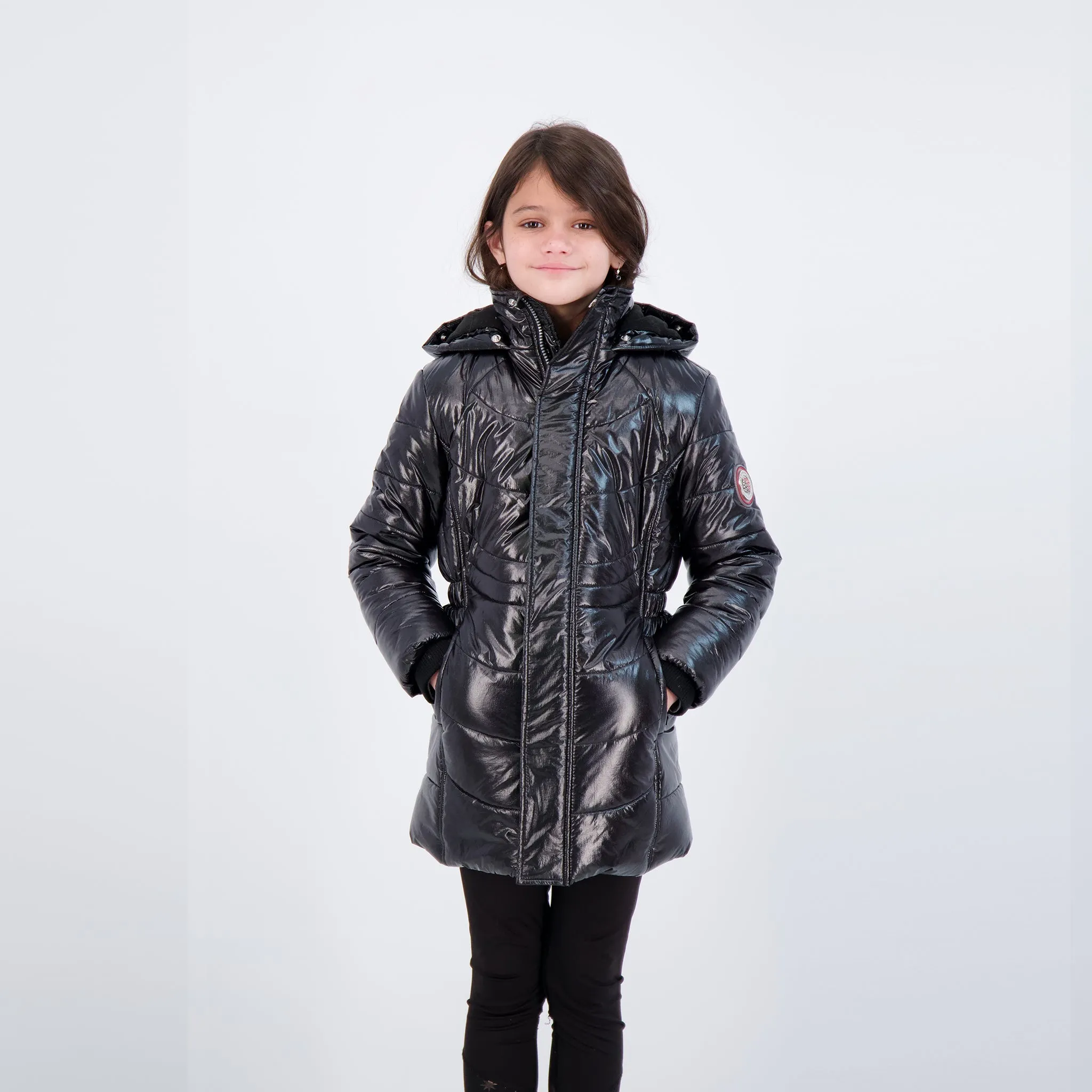 Girls Long Bubble Coat