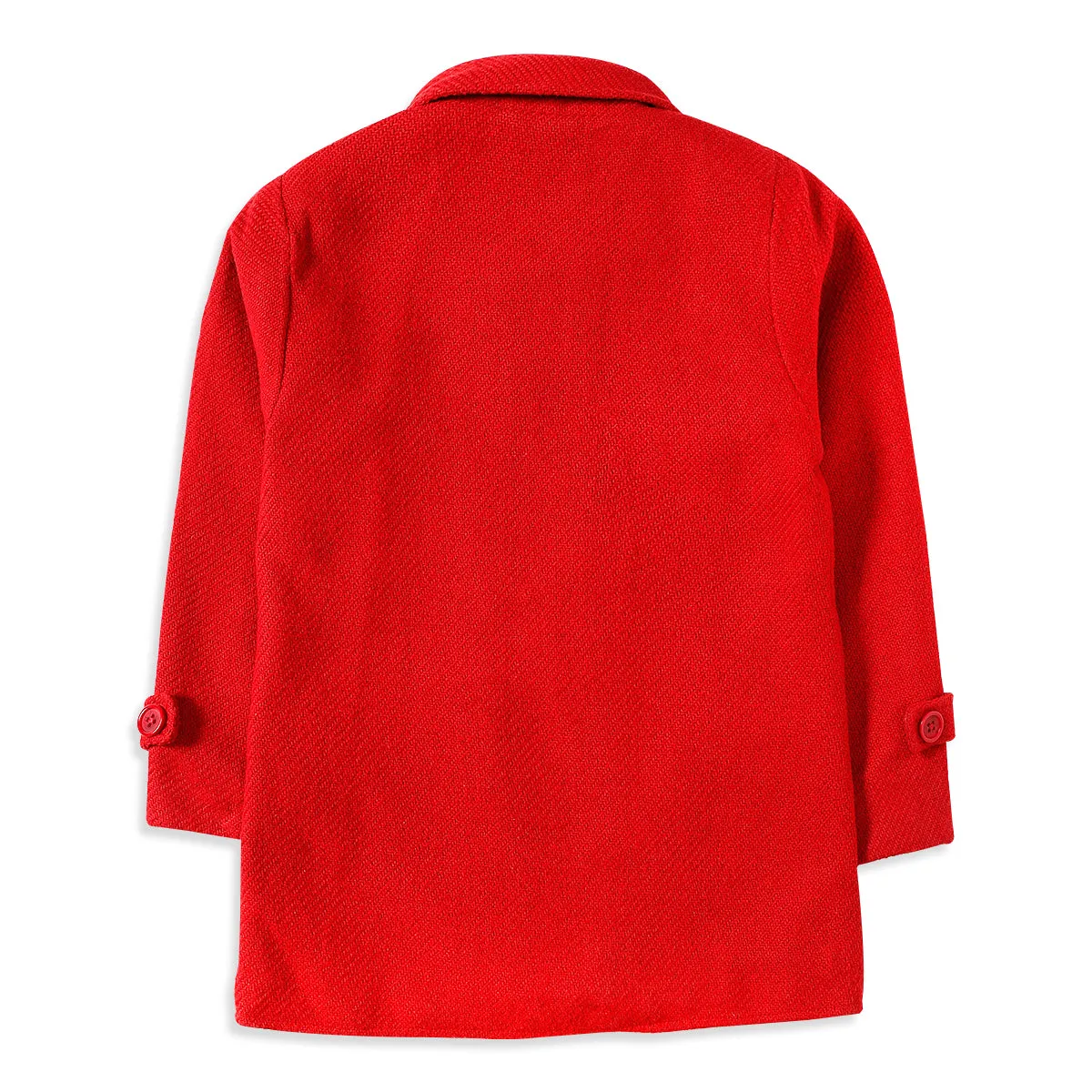 Girls Red Wool Blazer