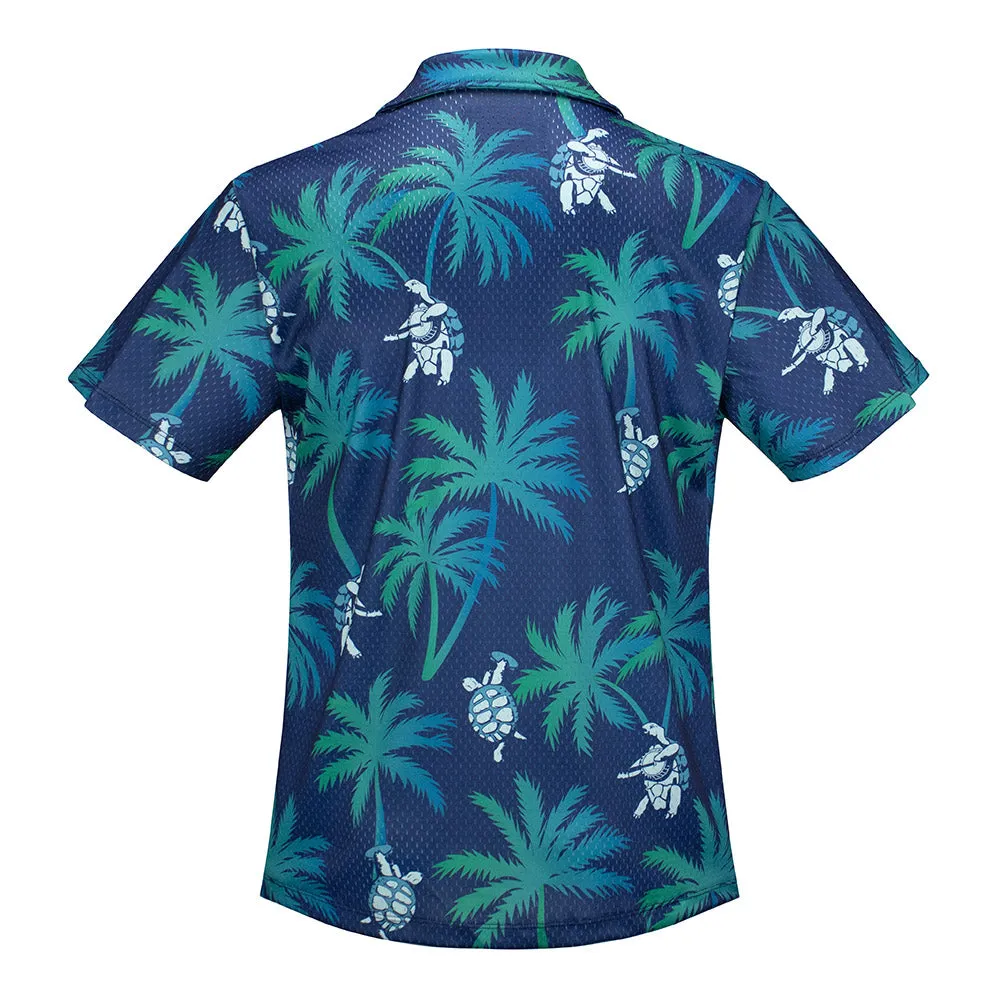 Grateful Dead | Mesh Button Down | Terrapin Turtles and Palms