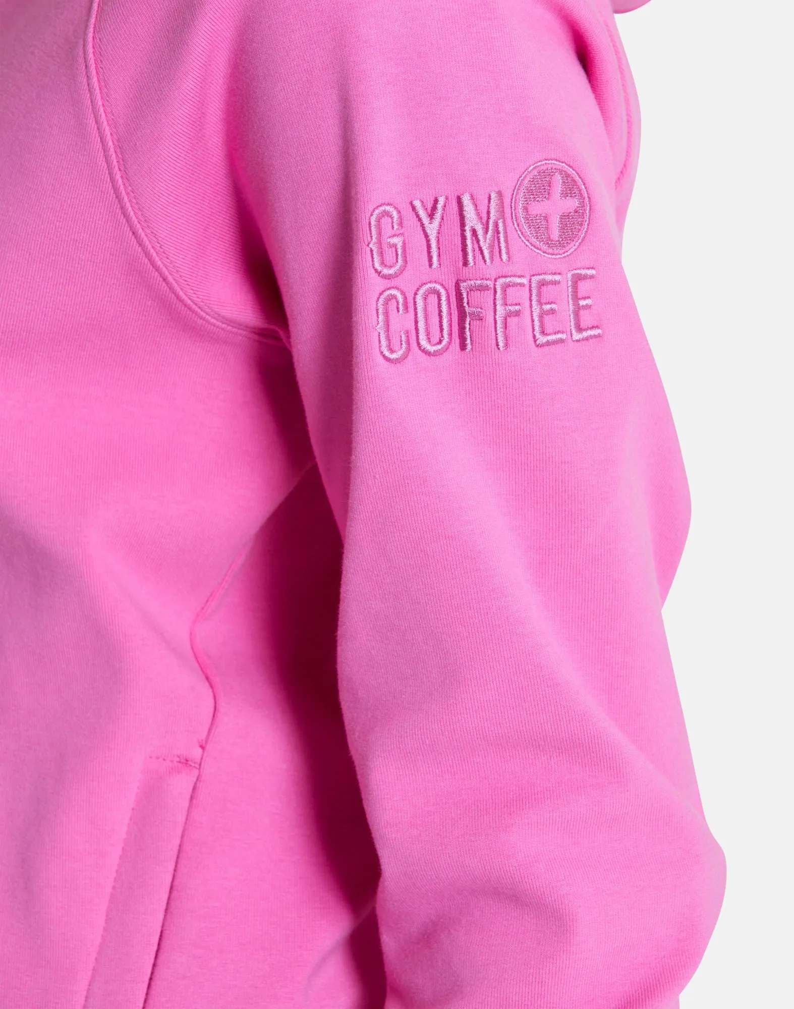 Gym Coffee Essential Hoodie (Womens) - Empower Pink