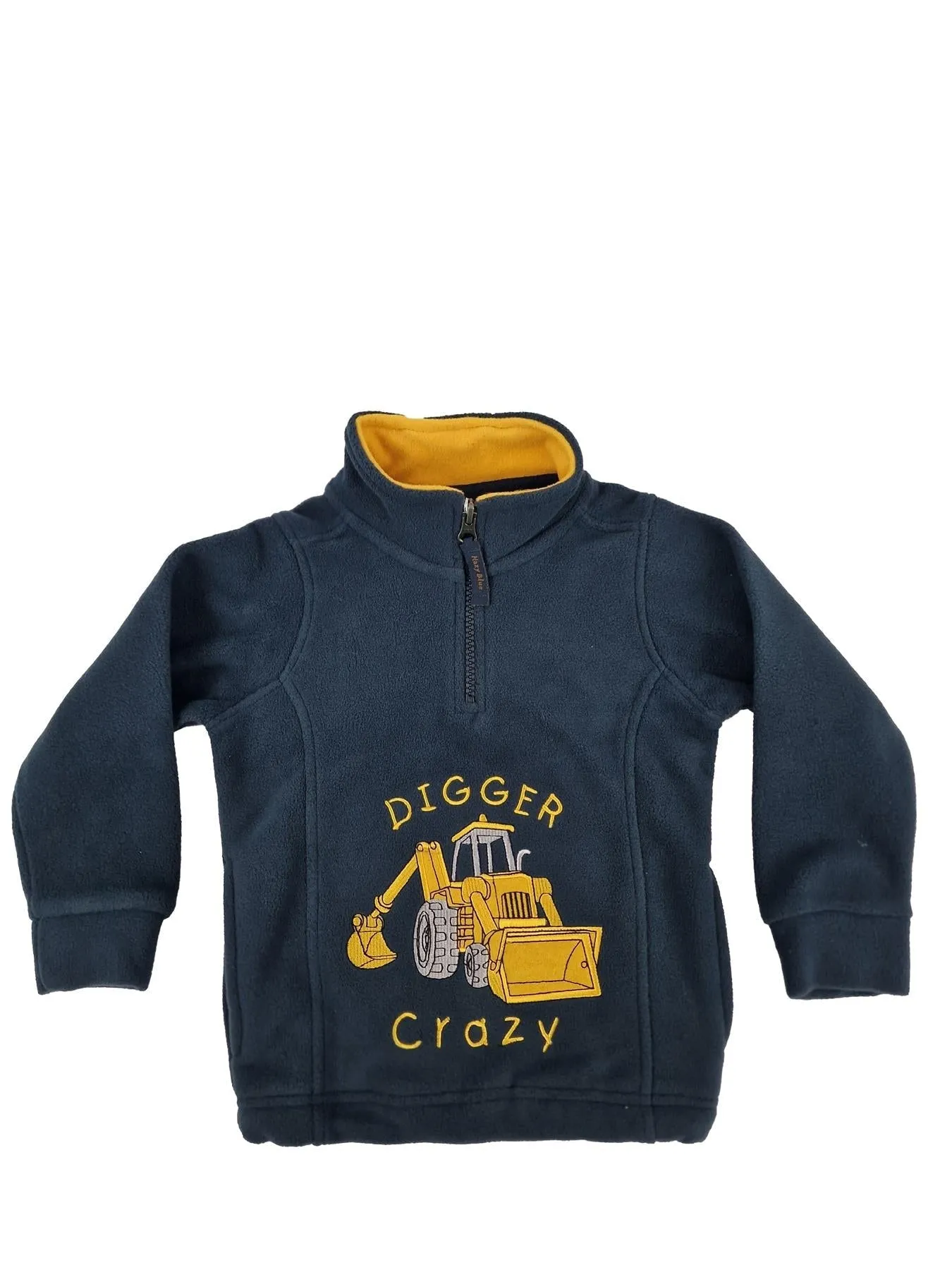 Hazy Blue Kids Half Zip Fleeces