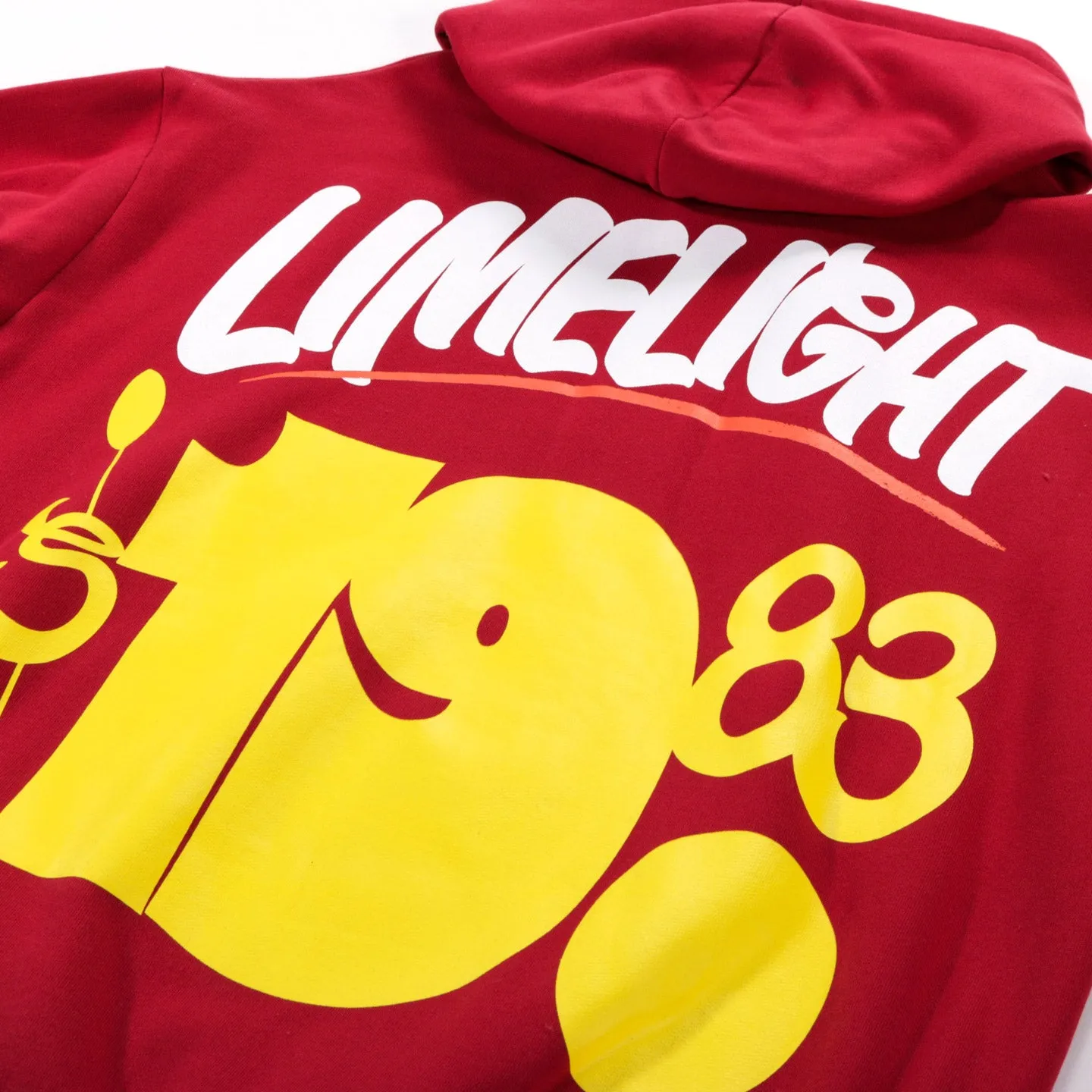 HONEY FUCKING DIJON PETER PAID 'LIMELIGHT' HOODIE DARK RED