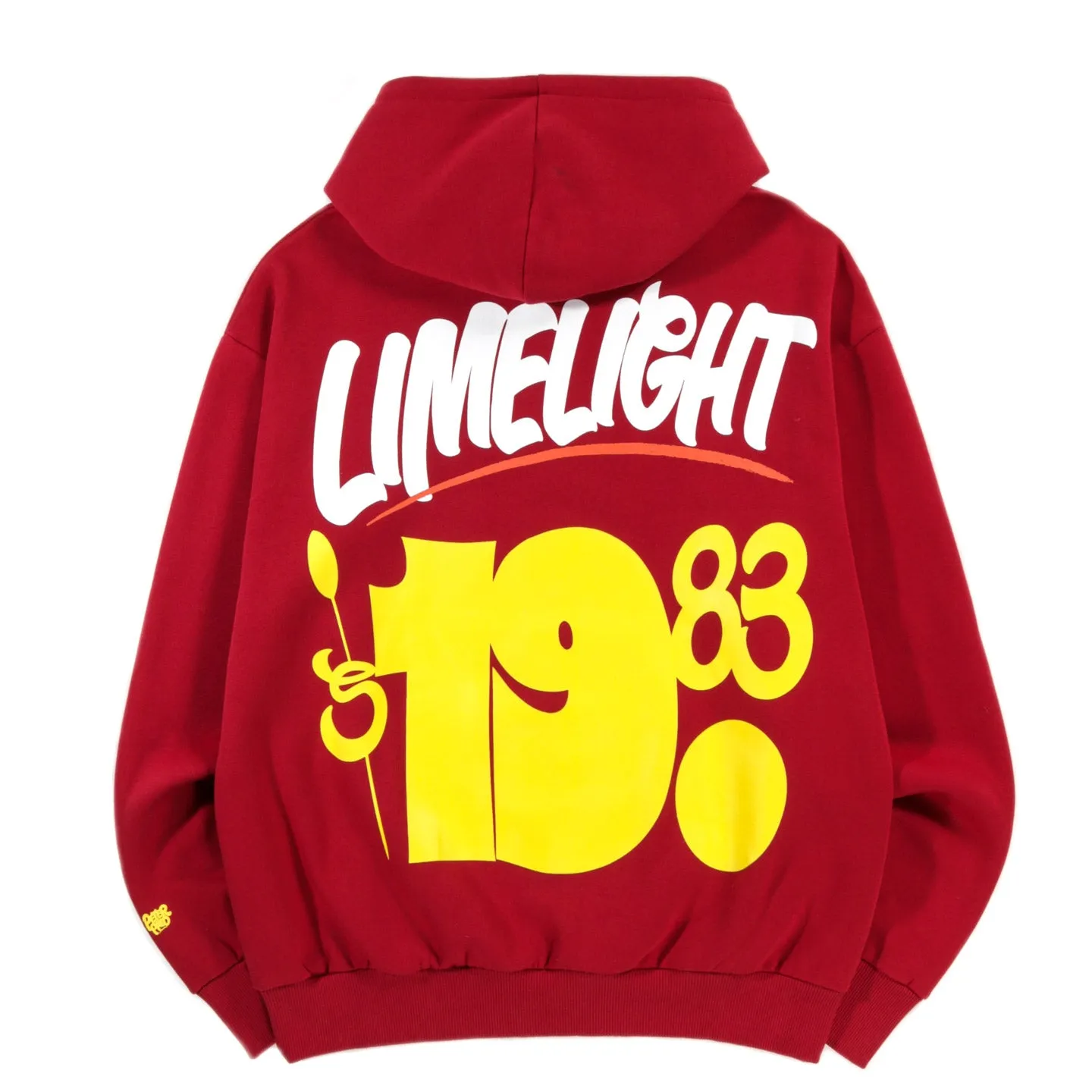 HONEY FUCKING DIJON PETER PAID 'LIMELIGHT' HOODIE DARK RED