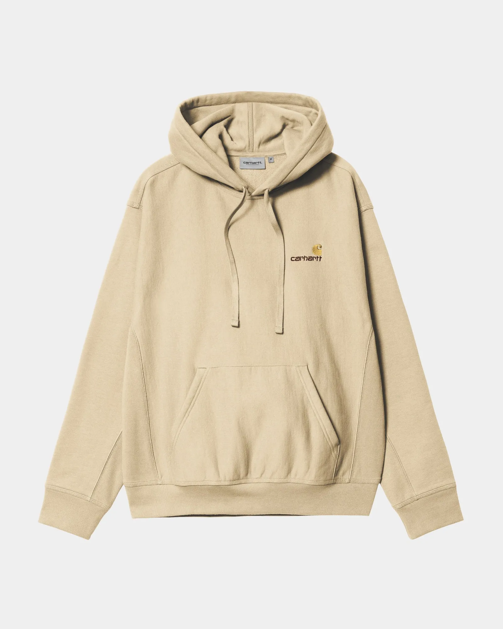 Hooded American Script Sweatshirt | Rattan