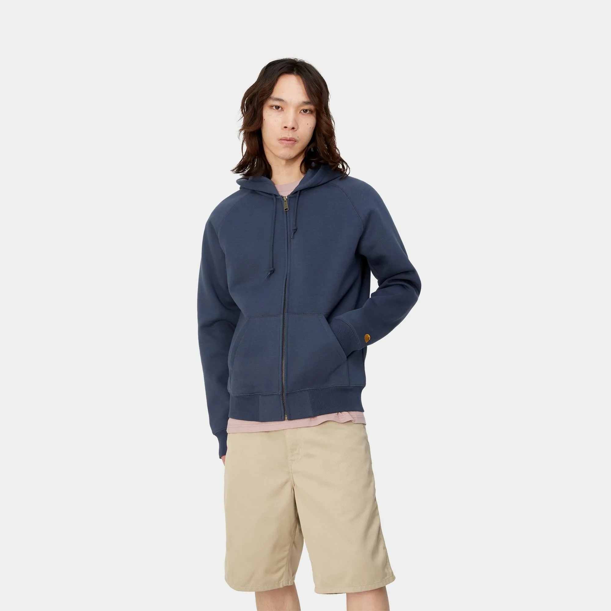 Hooded Chase Jacket | Blue