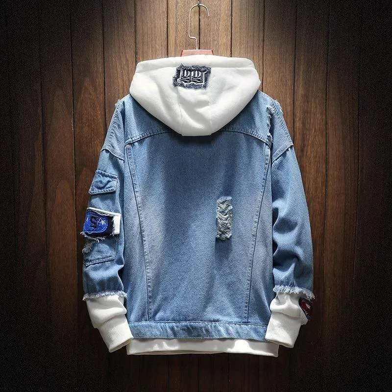 Hooded Denim Jacket